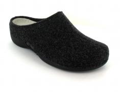 BERKEMANN Berkina Felt Clog Lauren Dark Gray Express Shipping