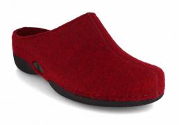 Berkemann BERKINA Clog | Lauren RCYCL, Dark Red