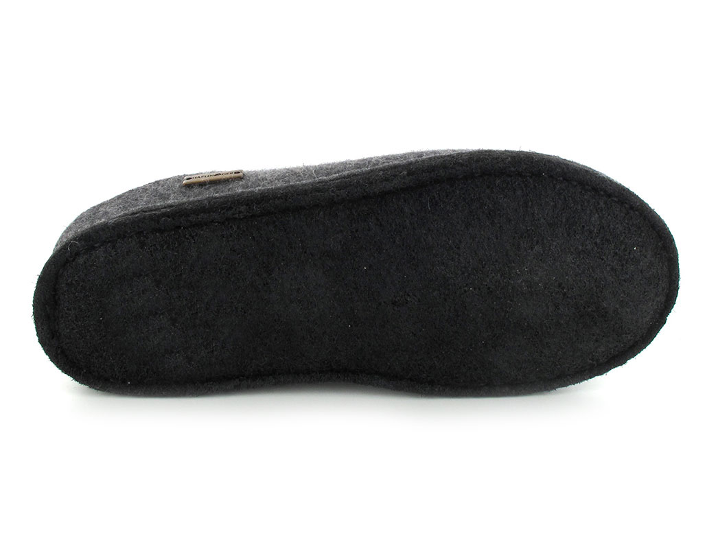 HAFLINGER | Wool Felt Slipper Flair Soft, Anthracite