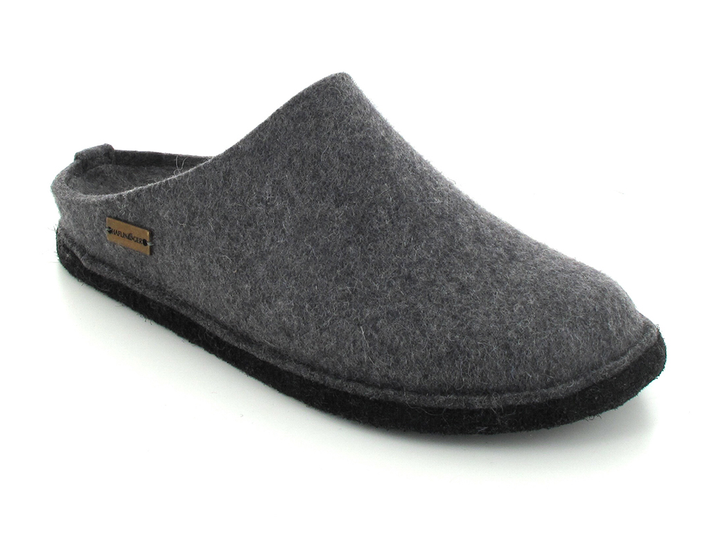 HAFLINGER | Wool Felt Slipper Flair Soft, Anthracite