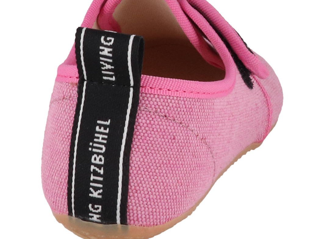 LIVING KITZBÜHEL Kids Velcro slippers LK Lettering, Wild rose Free
