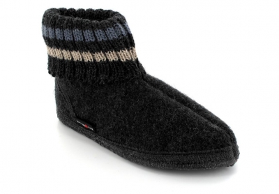 Bemiddelen Noord Amerika web ❤ HAFLINGER | Boiled Wool Slipper Boot Paul, Graphite | Express Shipping