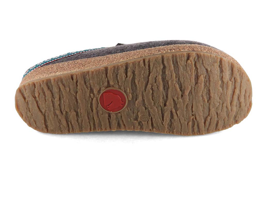 HAFLINGER® Slippers with Arch Support GZ Franzl, anthra