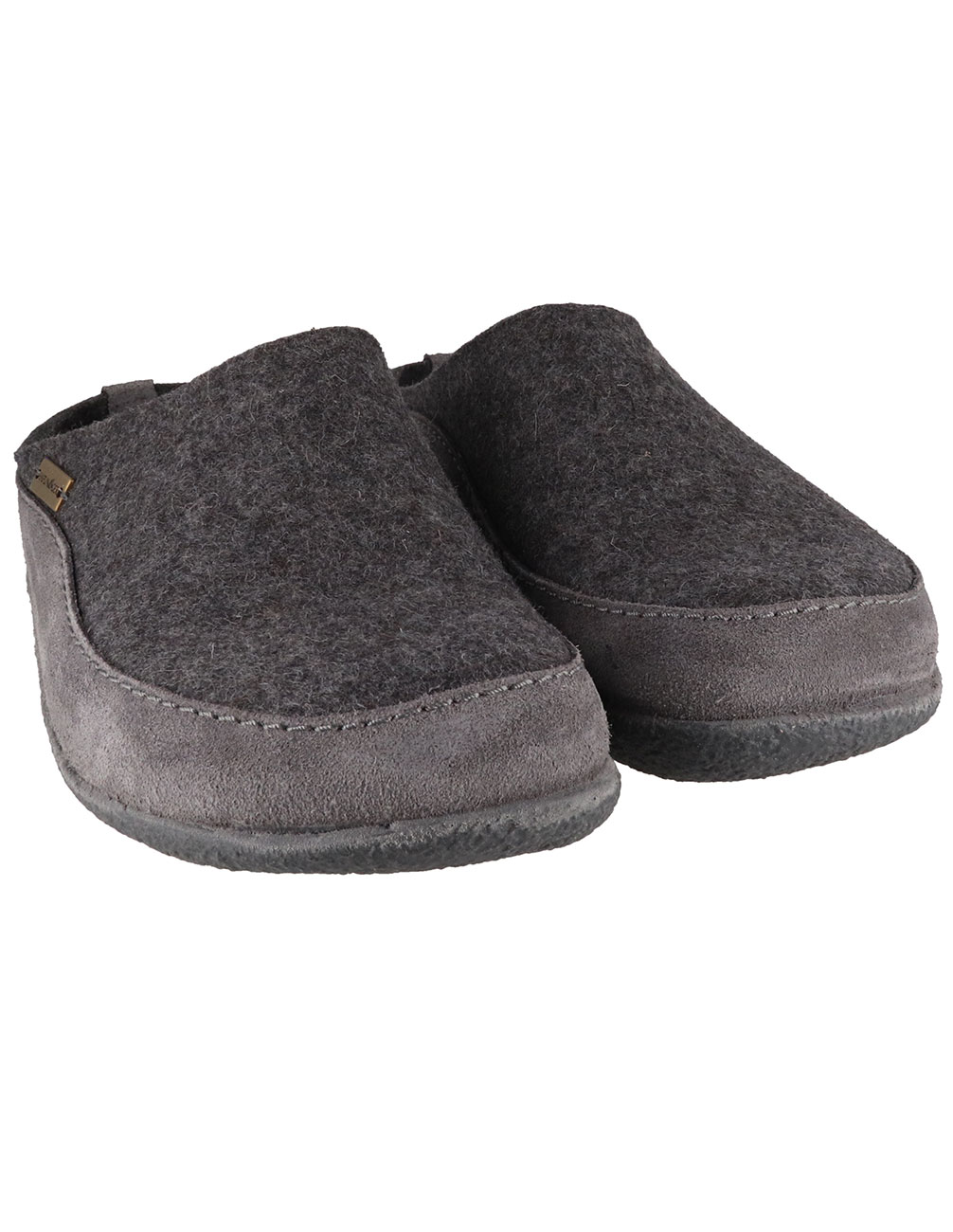 HAFLINGER | Wool Clog Blizzard Skane, Anthracite | Expr