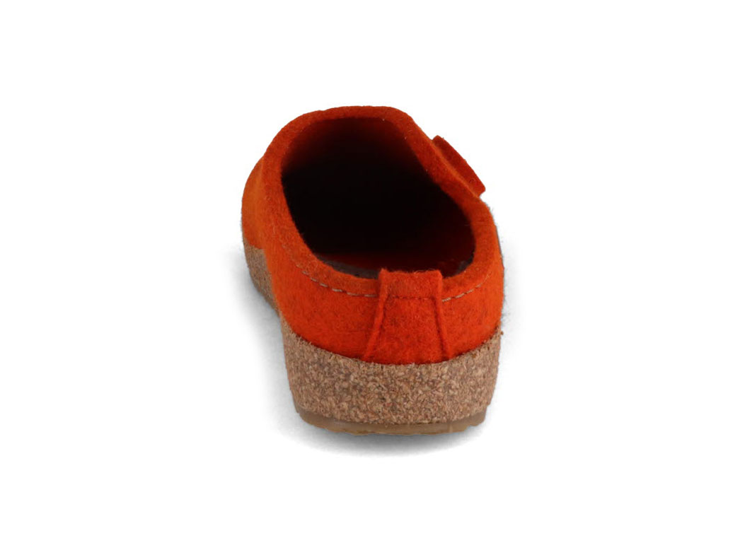 HAFLINGER Grizzly Kanon Vilten Pantoffels Slippers Vilten Clog Kurk, grasgroen, 36 EU