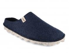 ASPORTUGUESAS Unisex Natura felt Slippers, blue