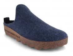 ASPORTUGUESAS Women Felt Clogs 'Come', blue