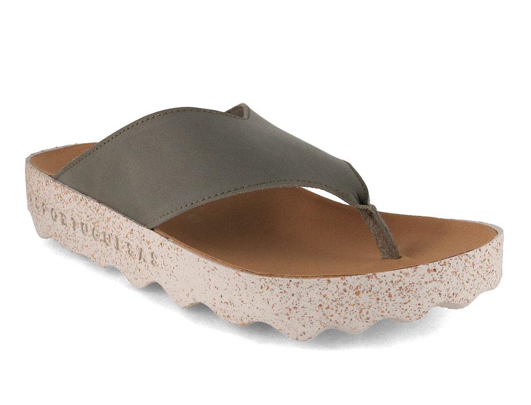 ASPORTUGUESAS Women Sustainable Sandals 'City Line Cami', khaki