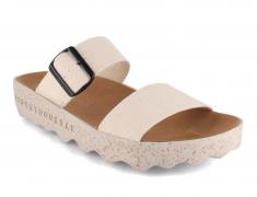ASPORTUGUESAS Women Sustainable Sandals 'City Line Coly', ivory