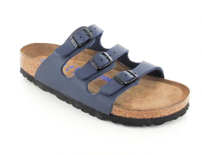 blue birkenstock sandals