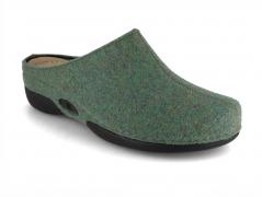 Berkemann BERKINA Lauren, forest green | Felt Clogs