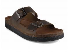 Berkemann BERKINA Men Leather Sandals | Adam, Olive | Free US Shipping