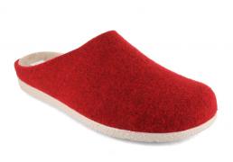 Berkemann BERKOFLEX Women Felt Slippers 'Talora', dark red