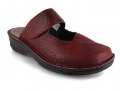 Berkemann Women BERKOFLEX Clogs 'STRETCH Heliane', bordeaux
