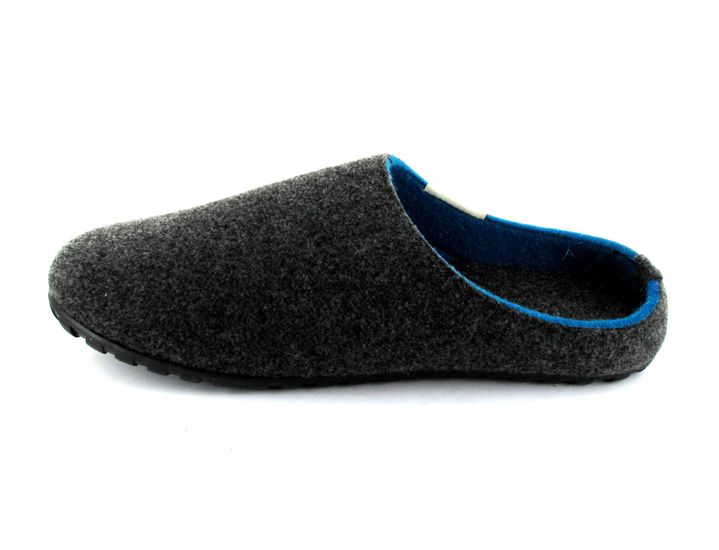 GUMBIES | Unisex Outback Slipper,Charcoal-Turquoise |Express Shipping