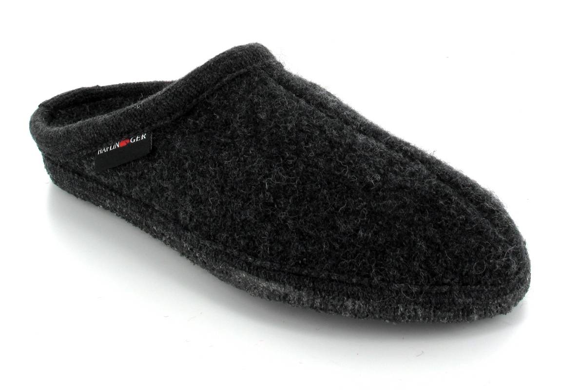 haflinger classic boiled wool slippers