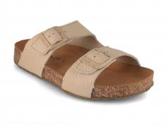 HAFLINGER Bio Bonnie, creme | Women leather Sandals