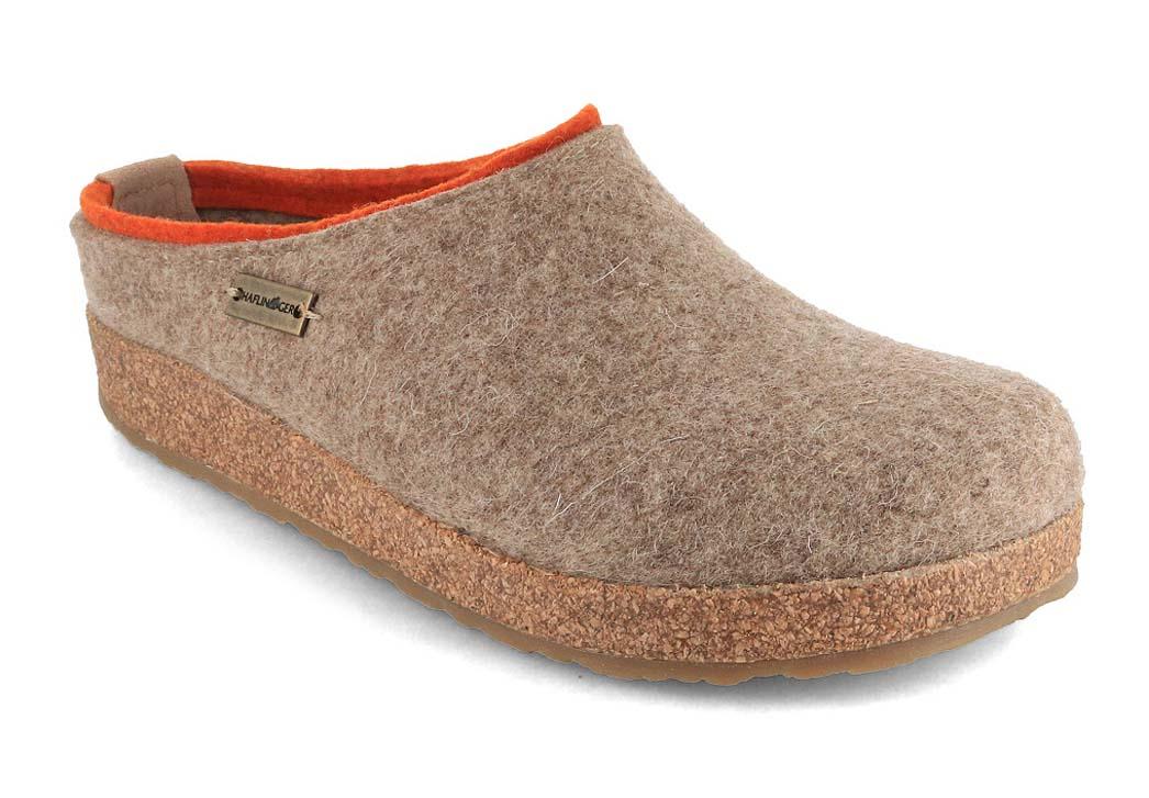 haflinger wool felt clogs