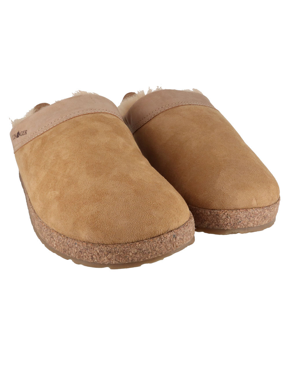 haflinger fur lined slippers