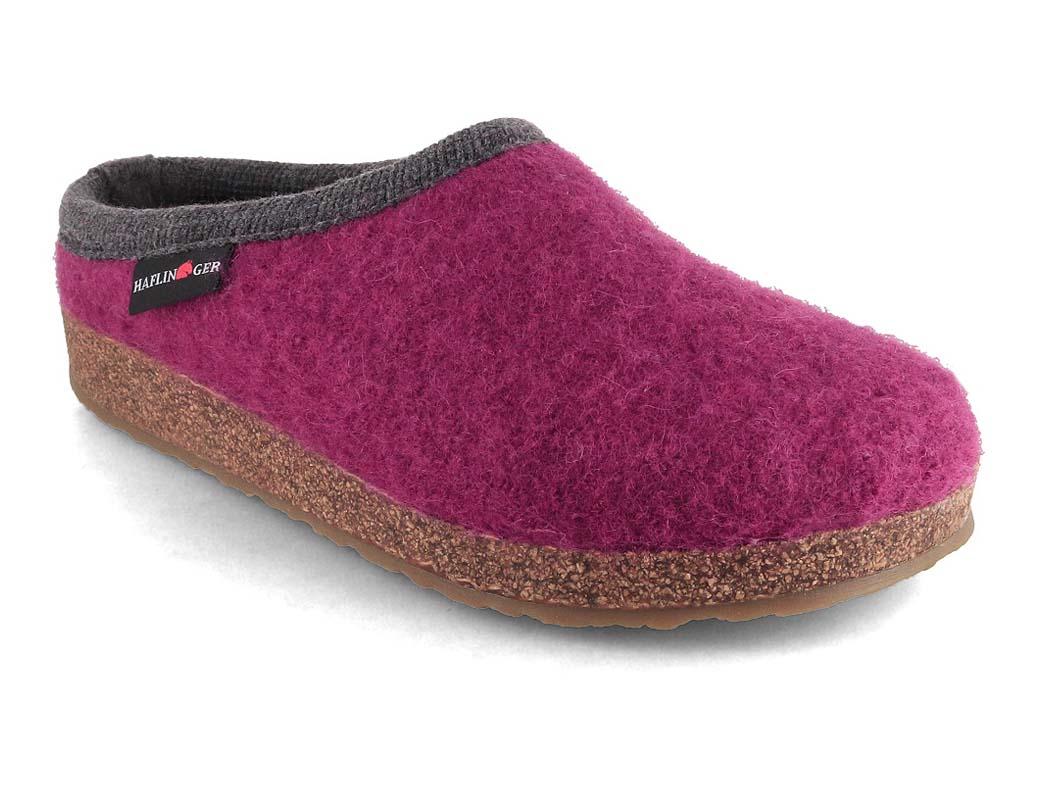 HAFLINGER Clogs WoolFlex (Panda), mulberry