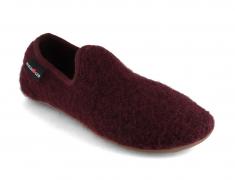 HAFLINGER Everest Charlie, bordeaux |Women Felt Slippers