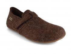 HAFLINGER Everest Focus, chocolate | Felt Slippers