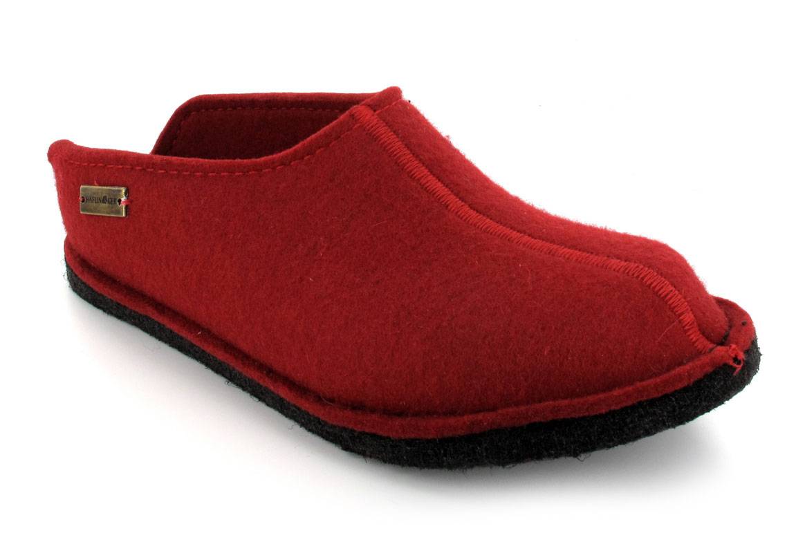 Haflinger Flair Soft Rubin Womens Wool Felt Slip-on Open-Back Warm Slippers 