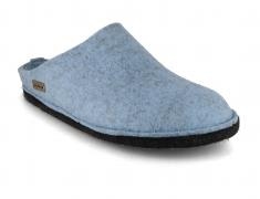 HAFLINGER Flair Sof', ice blue | Women Felt Slippers