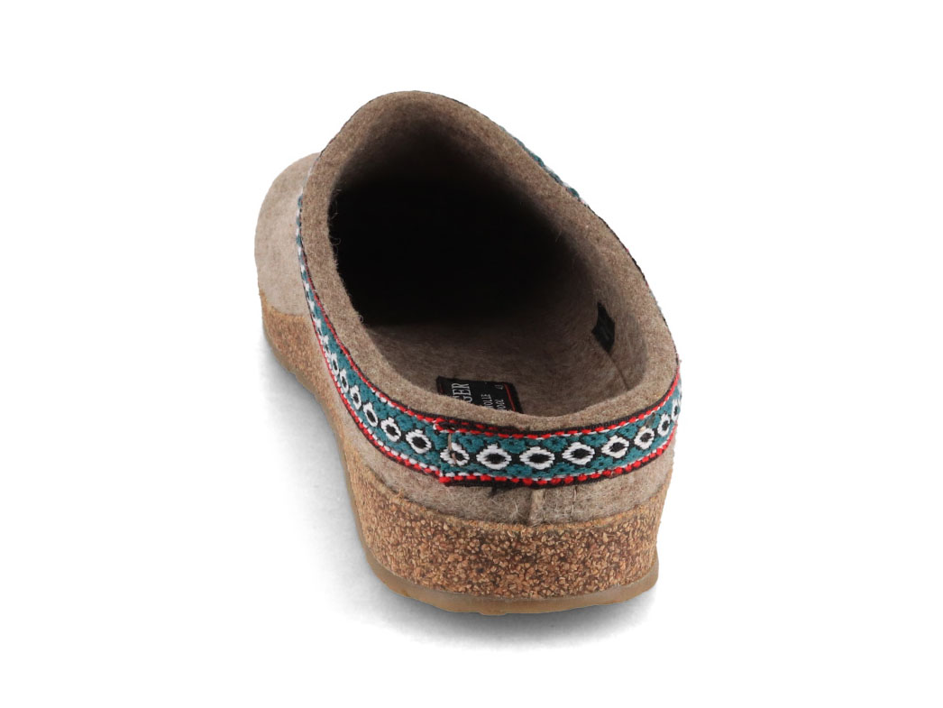 HAFLINGER Unisex Felt Clogs | Grizzly Franzl, Turf | display picture 3