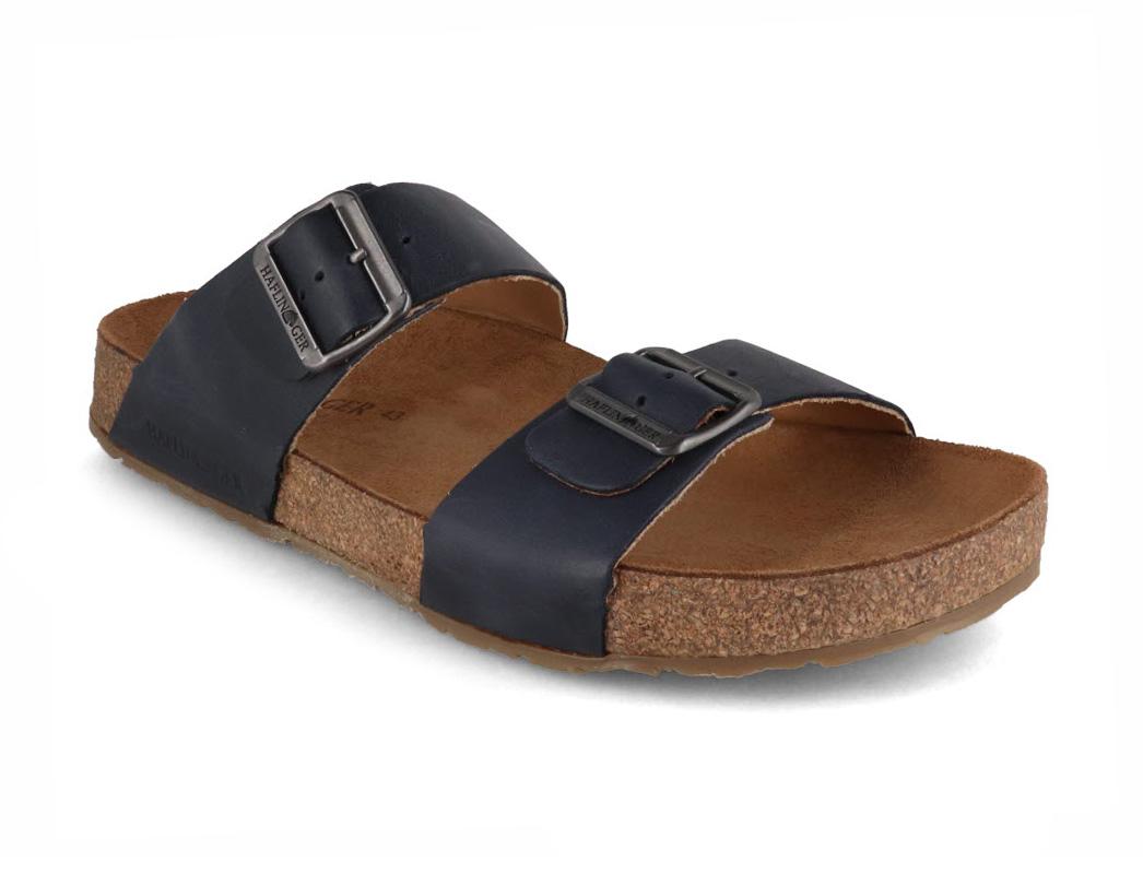 HAFLINGER Leather Sandals Bio Andrea, marine