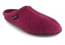 HAFLINGER Alaska Wool Slippers - Terracotta Color, Size 7 US Women's Comfort House Shoes