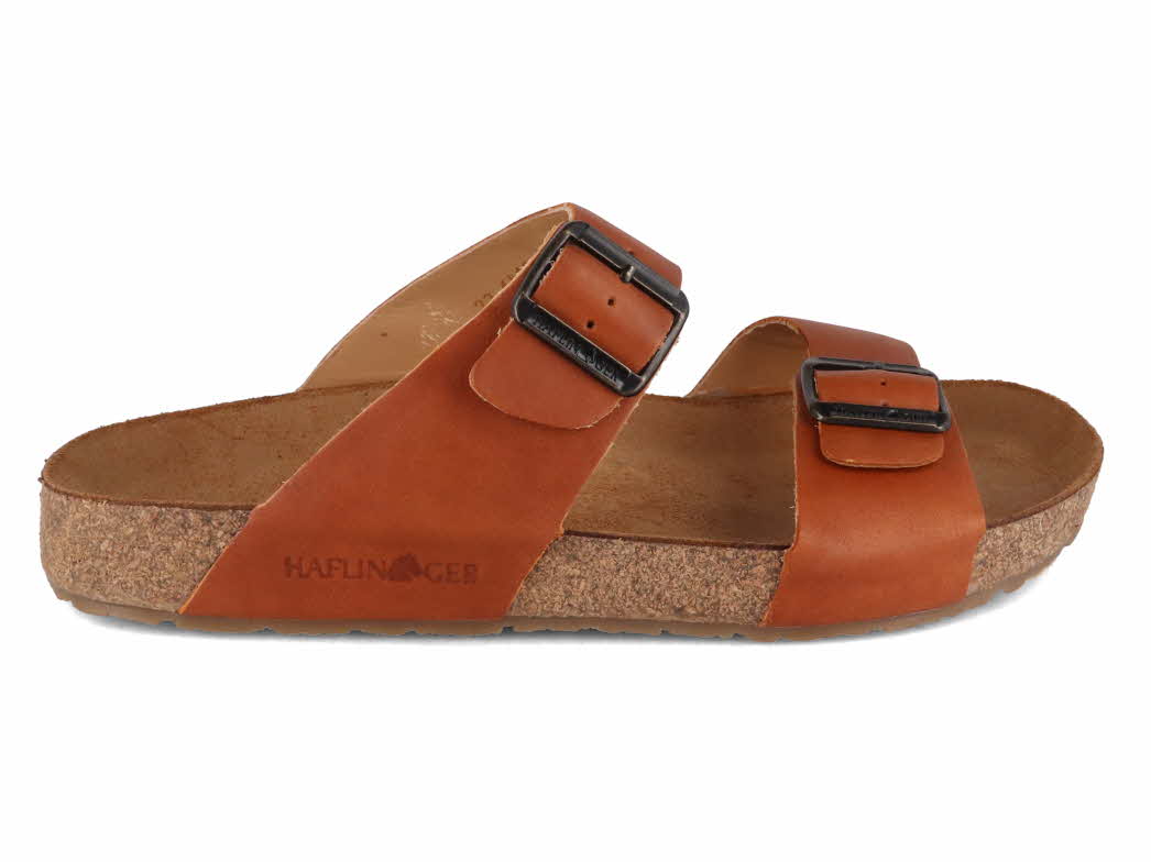 HAFLINGER Men Women Sandals 'Bio Andrea', country caramel