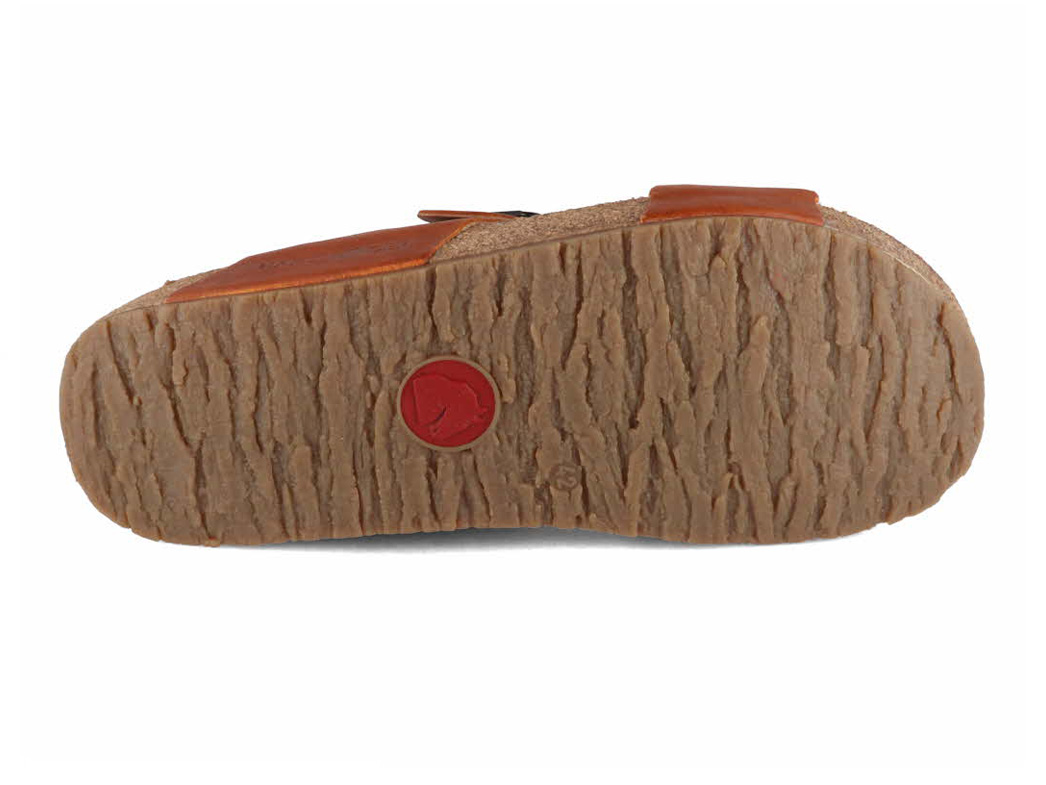 Haflinger Womens 41 10 Andrea Black Glitter Leather Slide Sandals Cork Footbed