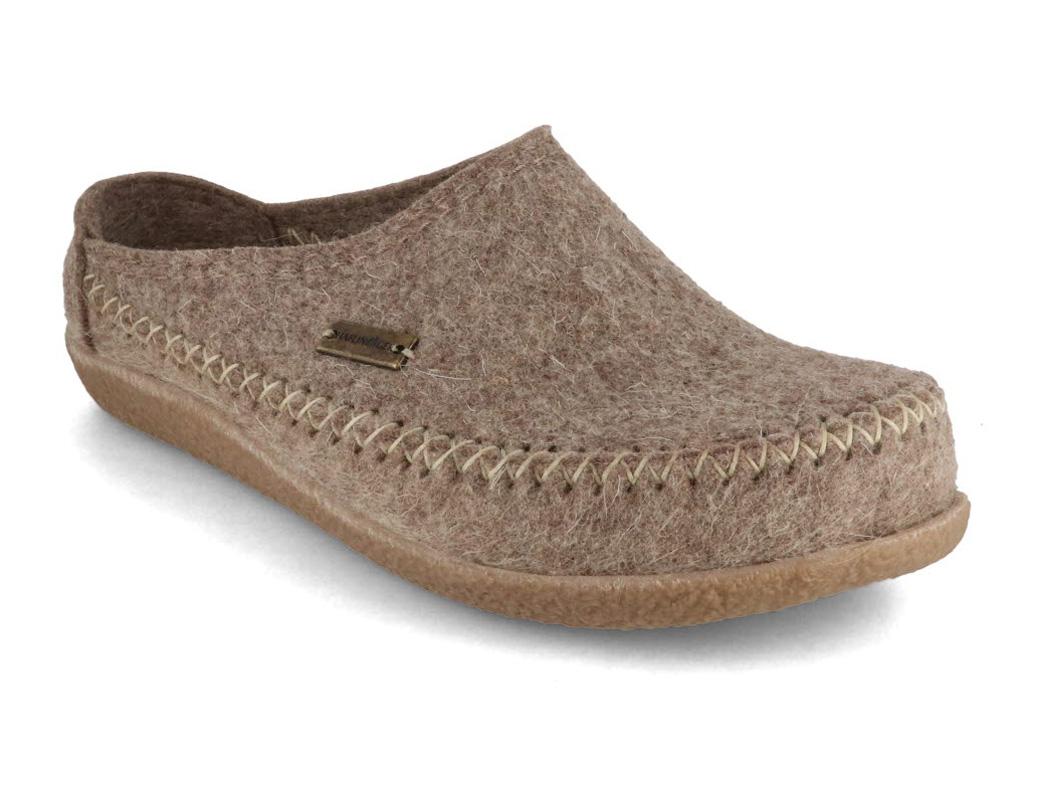 HAFLINGER Men and Women Clogs 'Blizzard Credo', turf