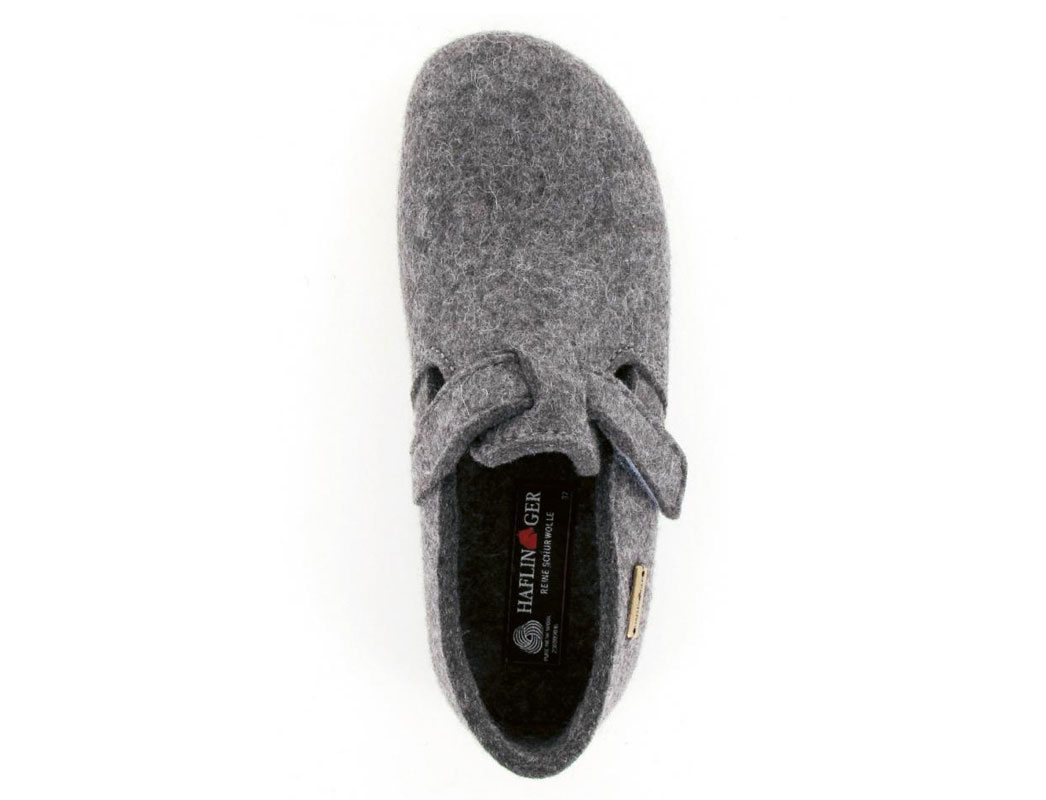 HAFLINGER Wool Felt Slipper Everest Focus,Anthracite Express Shipping