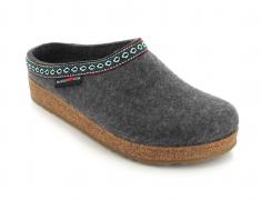 HAFLINGER Slippers with Arch Support GZ Franzl, anthra