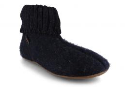 HAFLINGER Unisex Slipper Boots 'Everest Karlo', navy