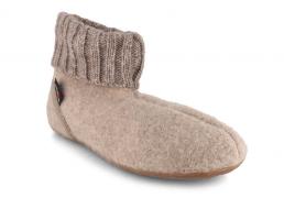 HAFLINGER Unisex Slipper Boots 'Everest Karlo', paper mottled eco