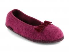 HAFLINGER Women Ballerina 'Fiocco', mulberry