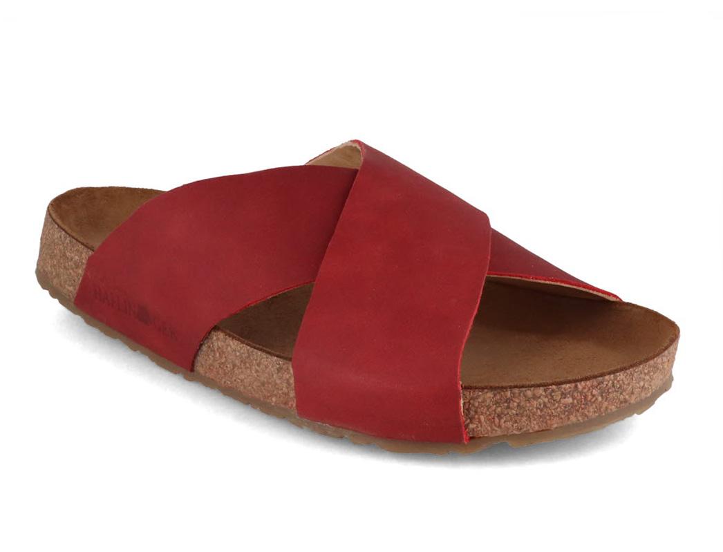 HAFLINGER Women Bio Sandals 'Mio', red country