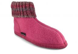 HAFLINGER Women Boots with fine knit collar 'Tricot�', azalea