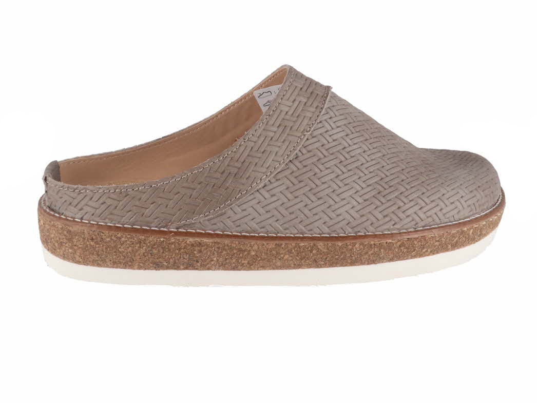 HAFLINGER | Clogs Travel Neo, Braided Pearl Gray | Free US Shipping