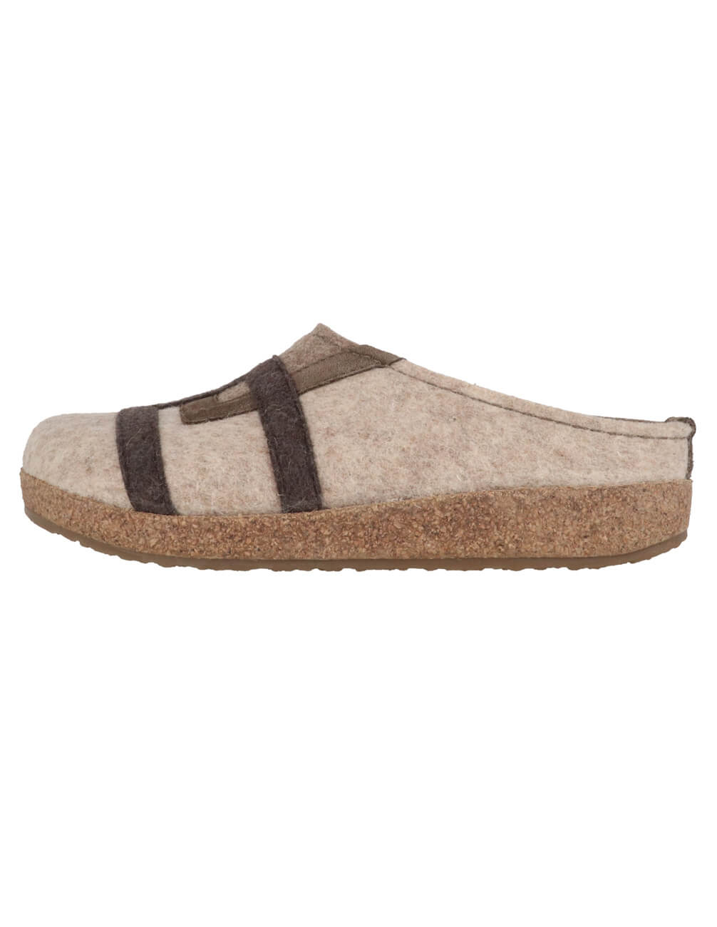 HAFLINGER Women Felt Clogs | Grizzly Lu, Beige