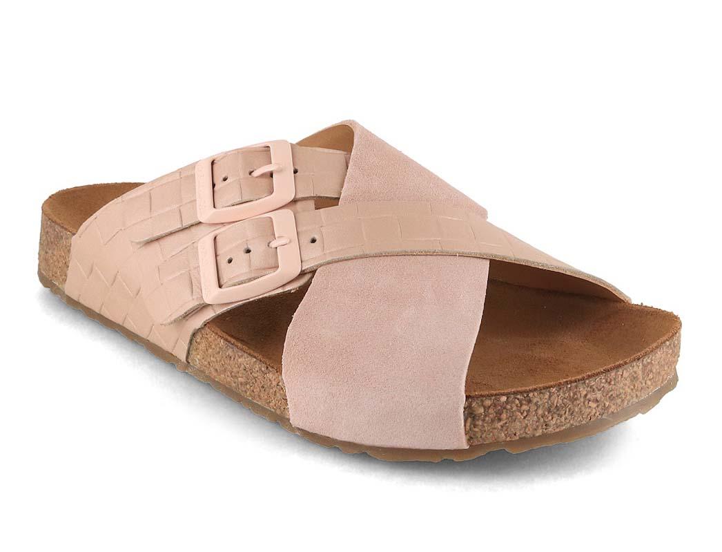 HAFLINGER Women Leather Sandals 'Bio Amiga', rose