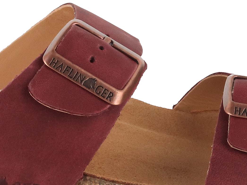 Haflinger Sandals Mio Bordeaux | Unisex Sandals | UK
