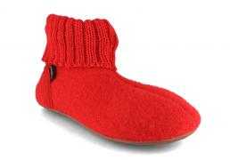HAFLINGER Women Slipper Boots 'Everest Karlo', ruby