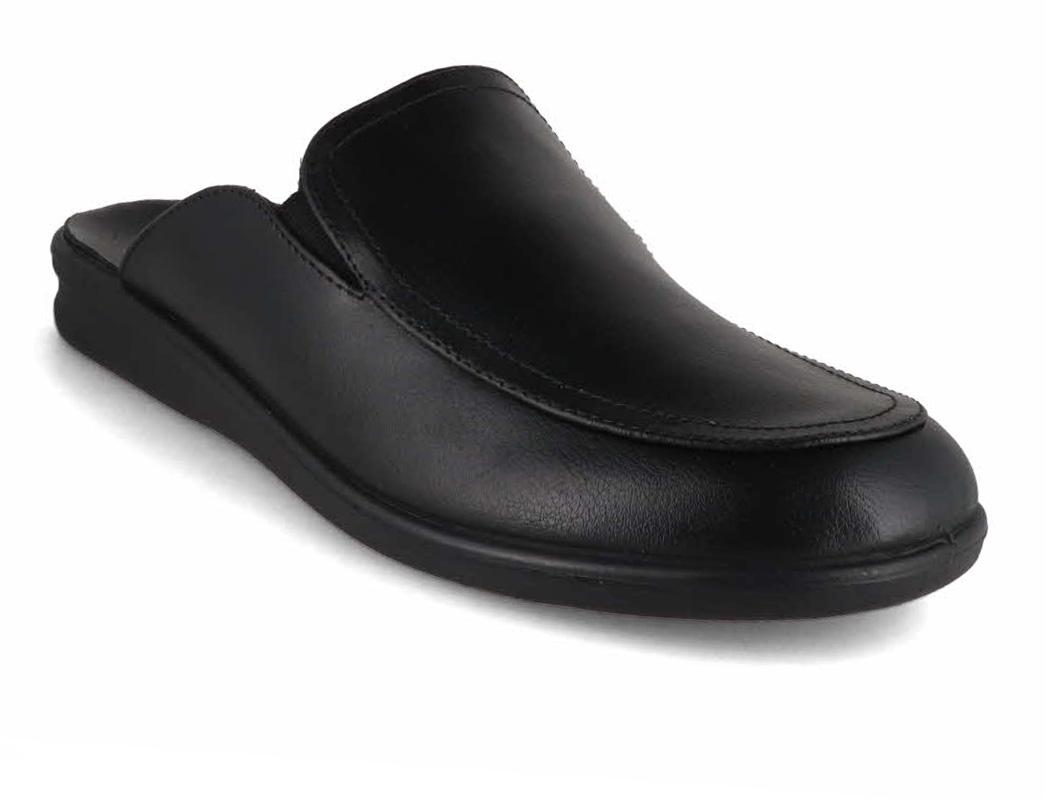 Josef Seibel Men Leather Slippers Belfort 20, black