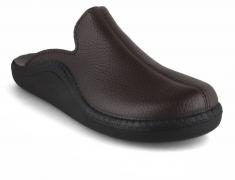 Josef Seibel Men Leather Slippers Monaco 202 G, mocca