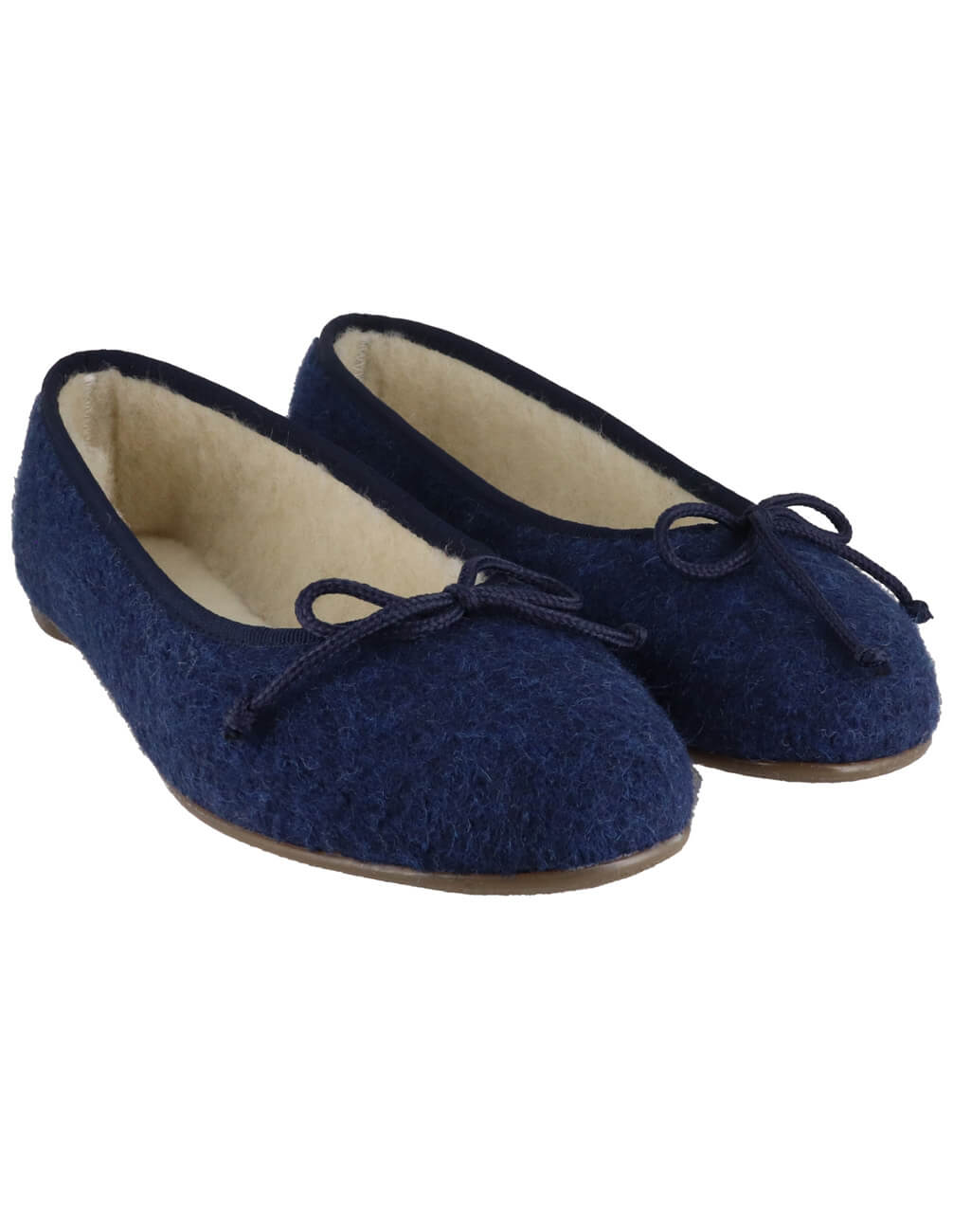 Kitz-Pichler Women Wool Ballerinas | Walk, Blue | Free US Shipping