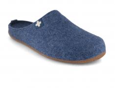 LIVING KITZB�HEL Women Felt Slippers 'Summit Cross', media blue